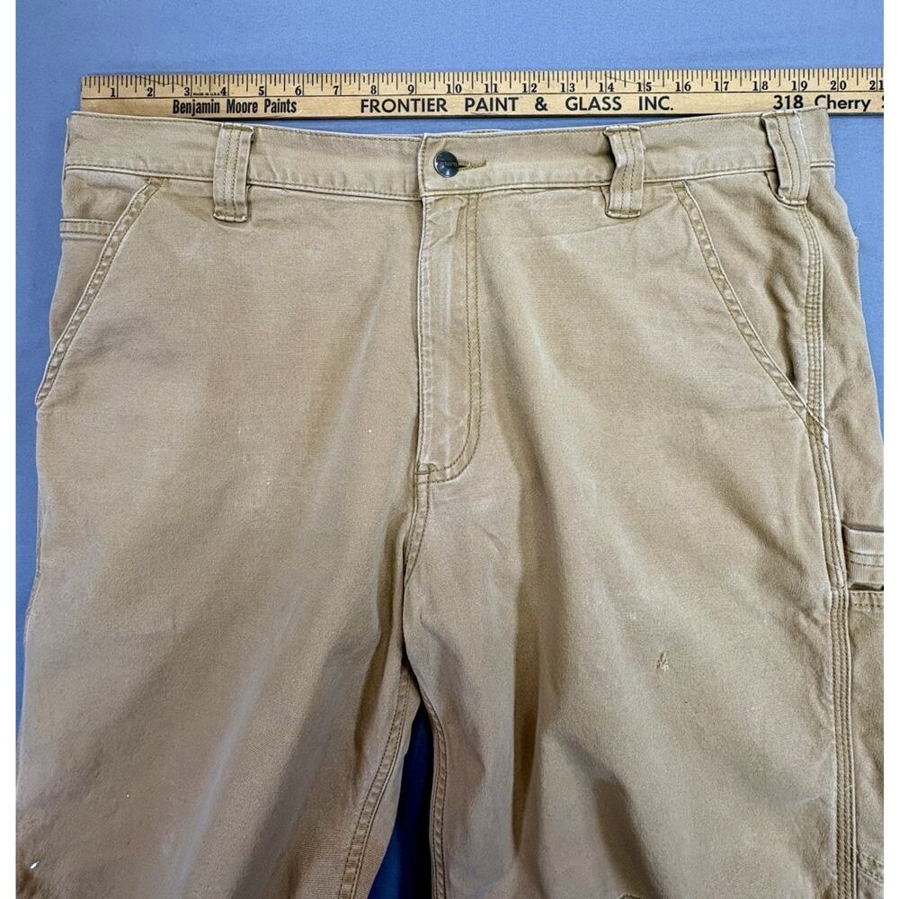Carhartt Men's Rugged Flex Relaxed Fit Canvas Work Shorts SZ 38 Inseam 10.5 - Picture 3 of 11